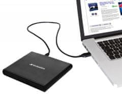 Verbatim Mobile DVD ReWriter USB, černá (53504)