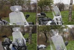 SEFIS plexi navýšení na motocykl lehce kouřové PC