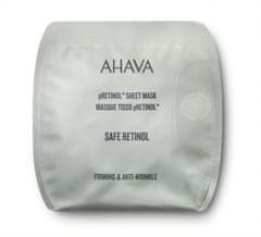 Ahava Safe pRetinol Protivrásková, hydratační a zpevňující pleťová maska Sheet Mask s bezpečným Retinolem bez vedlejších účinků 17gr