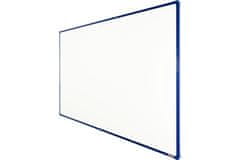 boardOK Keramická tabule na fixy s modrým rámem 200 x 120 cm