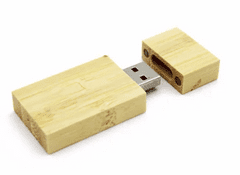CTRL+C Dřevěný USB hranol, bambus, 64 GB, USB 2.0