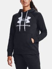 Under Armour Mikina Rival Fleece Logo Hoodie-Blk XS