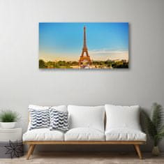 tulup.cz Obraz na plátně Eiffelová Věž Paříž 120x60 cm