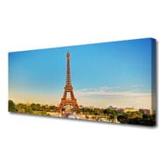 tulup.cz Obraz na plátně Eiffelová Věž Paříž 120x60 cm