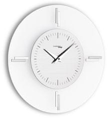 IncantesimoDesign Designové nástěnné hodiny I060M chrome IncantesimoDesign 35cm
