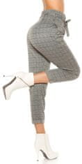 Amiatex Dámské kalhoty 74766 + Ponožky Gatta Calzino Strech, šedá, XL