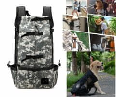 Brunbo Transportní taška pro psa, vzor - maskáč, velikost xl, 1 kus