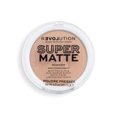 Makeup Revolution Matující pudr Relove Super Matte Pressed (Powder) 6 g (Odstín Beige)