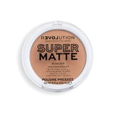 Makeup Revolution Matující pudr Relove Super Matte Pressed (Powder) 6 g (Odstín Beige)