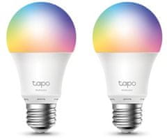 TP-Link Tapo L530E chytrá Wi-Fi LED žárovka barevná, 2500K-6500K , E27, 2ks