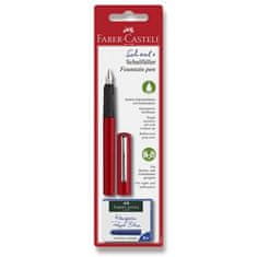 Faber-Castell Bombičkové pero Faber Castell červené + 6 bombiček BL