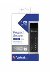 Verbatim Keypad Secure Drive, 64GB, černá (49428)