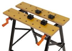 Tactix Skládací pracovní stůl s upínacím zařízením - TC330001
