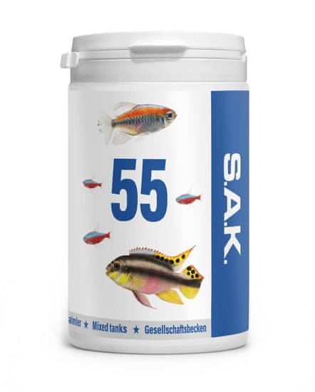 S.A.K. 55 Granule 130 g (300 ml) vel. 2 (1,0 - 1,5 mm)