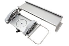 Držák PC pod desku stolu, otočný, výsuvný, stříbrný, 20kg (17.03.1137)