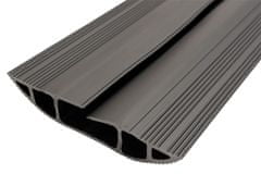 Kabelová lišta PVC, na podlahu, 83 x 15 mm, délka 1,5m, černá (19.08.3101)