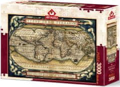 Art puzzle Puzzle Mapa světa 1570