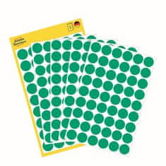 Avery Zweckform Kulaté značkovací etikety 3143 | Ø 12 mm, 270 ks, zelená