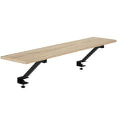tectake Psací stůl Melrose 140x130x76,5cm - Industrial světlé dřevo, dub Sonoma