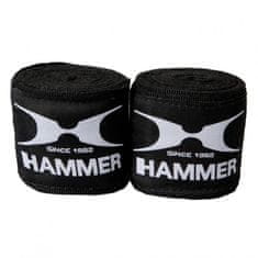 Hammer Boxerské bandáže HAMMER elastic 2,5m černé