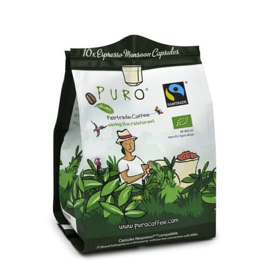 Puro káva Kapsle Puro Bio Monsoon (espresso) 10ks 100 % arabica