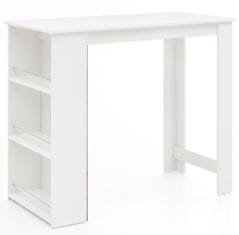 Bruxxi Barový stůl Roni, 120 cm, bílá