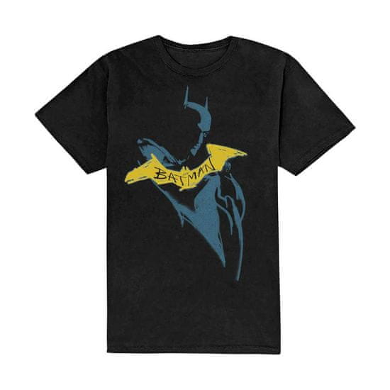 Tričko Batman - Yellow Sketch unisex černé