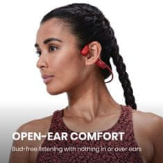 SHOKZ OpenRun Bluetooth sluchátka před uši, červená