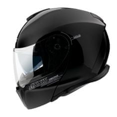 AXXIS HELMETS Výklopná helma AXXIS GECKO SV ABS solid lesklá černá - M