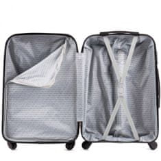 Wings Cestovní kufr W58,velký,79L,stříbrný,76x47x28