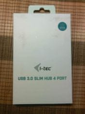 I-TEC USB hub, USB 3.0, 4port, pasivní, SLIM, černý