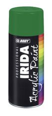 HB BODY Sprej IRIDA RAL 6001 (400ml) - zelený sprej akrylový na kov, dřevo i plast