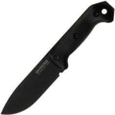KA-BAR® KB-BK2 Becker Companion nůž na přežití 13,2cm, celočerný, Zytel, pouzdro z tvrzeného plastu