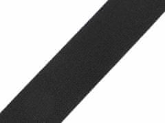 Kraftika 1m černá pruženka měkká šíře 30 mm tkaná