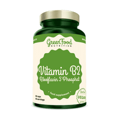 GreenFood Nutrition Vitamin B2 Riboflavin 5'Phosphat, 60 kapslí