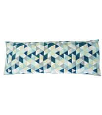 ShopTex Nahřívací bederní polštářek trojúhelníky modré