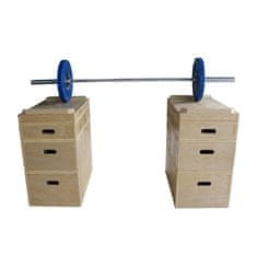 FitnessLine Sada plyometrických beden (Wood Jerk Boxes)