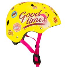 Seven Dětská freestyle cyklistická helma Soy Luna žlutá