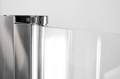 Arttec Dvoukřídlé sprchové dveře do niky COMFORT C 10 grape sklo 107 - 112 x 195 cm