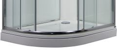 Arttec SIRIUS 120 x 90 cm - Sprchový box model 1 Strop čiré sklo pravá vanička