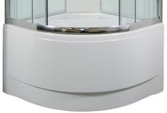 Arttec CALYPSO 90 x 90 cm - Masážní sprchový box model 4 čiré sklo