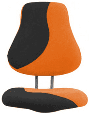 Artspect Rostoucí židle FUXO S-LINE P34 - Černo-oranžová