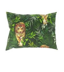 ShopTex Dekorační polštář džungle zelená 40 x 30 cm