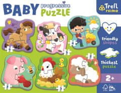 Trefl Baby puzzle Farma 6v1 (2-6 dílků)