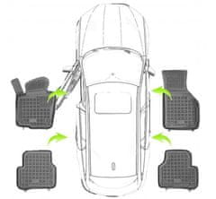 REZAW-PLAST Koberce gumové se zvýšeným okrajem Fiat PUNTO III 2012-