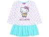 Tyrkysovo-bílá dívčí tunika s barevnými puntíky a potiskem Hello Kitty 7 let 122 cm
