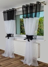 Strefa Firan Ready Curtain, Holland 145x250 cm Black