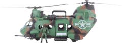 Lamps Vojenská sada s vrtulníkem na baterie