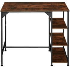 tectake Barový stůl Cannock 109x60x100cm - Industrial tmavé dřevo