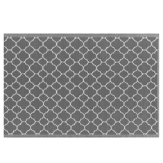 Beliani Venkovní koberec 120 x 180 cm šedý SURAT